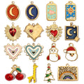 Wholesale Fashion Accessories Moon Heart Cherry Giraffe Stainless Steel Necklace Charms for Jewelry Making