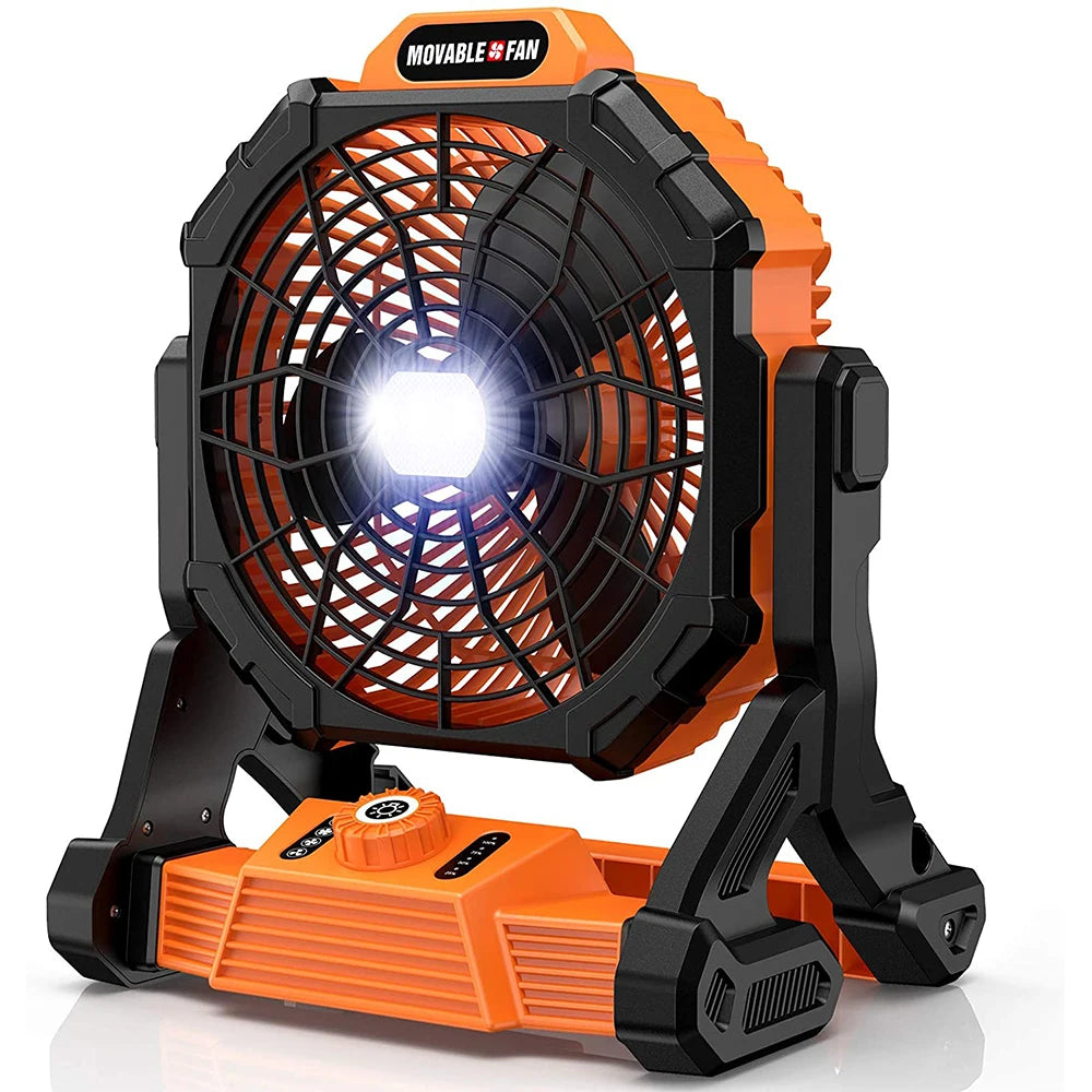 Portable 3-in-1 Table USB Ceiling Fans Outdoor Camping Light Ventilatori with Battery Power Source