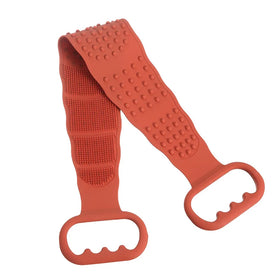 100% Silicone Body Brush Bath Belt Bath Shower Exfoliating Back Brush Belt