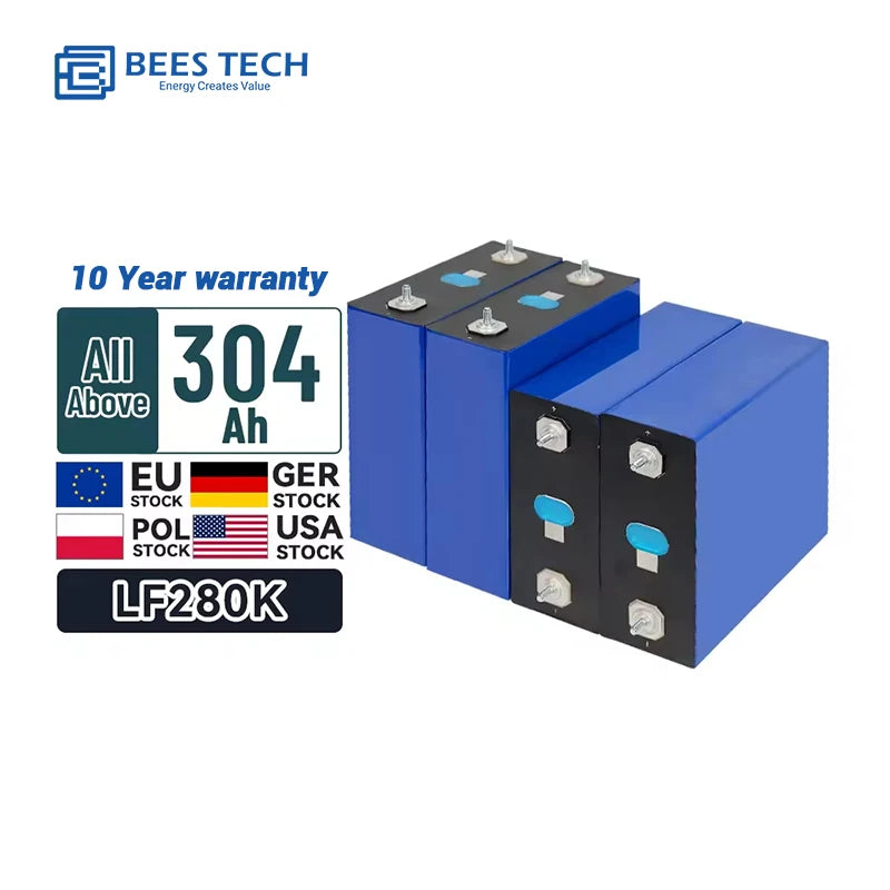 DIY 8000 Cycles 3.2V 300Ah 290Ah 280Ah Lifepo4 Battery Cell Grade a Brand New Lithium Cell for Electric Boat Forklift