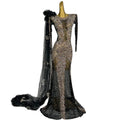 Sihaiyile Elegant Pageant Birthday Party Mermaid Dress Singer Festival Outfit Rhinestone Dinner Gown Women Prom Evening Dresses