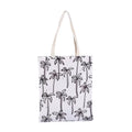 Customizable Eco-Friendly Reusable Canvas Cotton Tote Bag Recycled Blank Plain with Logo Letter Pattern