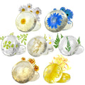 Private Label Facial Soap Plant Natural Whitening Skin Handmade Toilet Bath Soap 24k Gold Amino Acid Transparent Lightening Soap