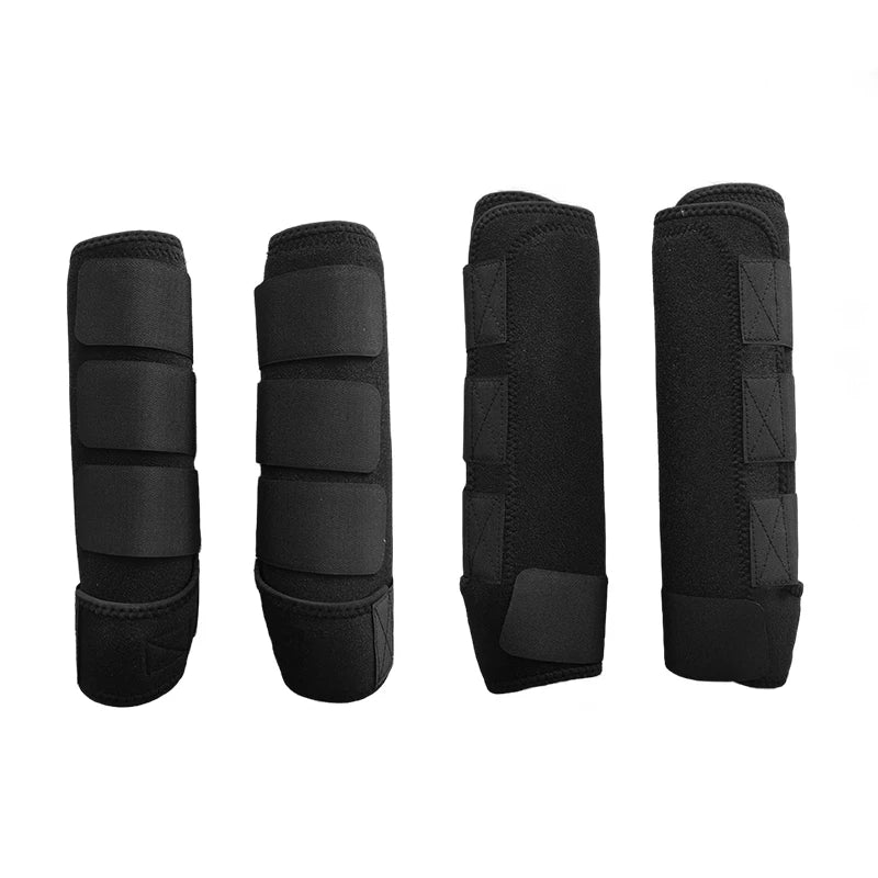 Adjustable Horse Tendon Riding Leg Boots Equine Leg Guard Boots Comfortable Neoprene Horse Leg Protector Equestrian Equipment