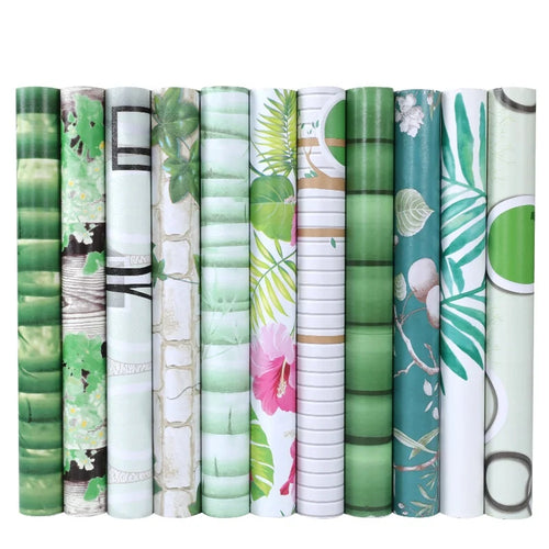 0.45*10m Peel and Stick Vinyl Decorative Wallpaper Floral Design Sticker for Kids Self Adhesive PVC Wallpaper Sticker