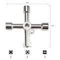 Bestline Black and Silver Cross Wrench Key OEM DIY Model Fg-oo1