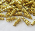Long Filigree Bead Cap 9x22mm Brass Jewelry Findings