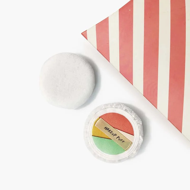 Super-Soft Cotton Round Facial Sponge Puff Beauty Foundation Powder Remover and Discharge Makeup Cleanser