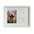 2024 DIY Pet Dog Paw Print Memory Picture Wood Frames Footprint Kit Dog Photo Frame
