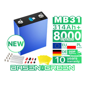 BASEN LiFePO4 Lithium Ion Batteries Solar Energy System 3.2v 50Ah 80Ah 105Ah 202Ah 230Ah 272ah 280Ah 302Ah Lifepo4 Battery