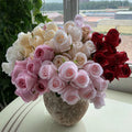 Wedding Artificial Flowers Rose Bunch Decor Bridal Bouquet Wedding Flower Artificial JH220078