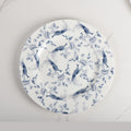 Luxury Dinnerware Set Round White Bone China Dinner Plate Set Ceramic Plate Set