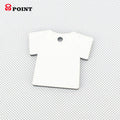 Small  Sublimation Heat Press Tshirt Shape Key Chain From 8point