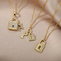 Lateefah OEM Diamond Pendant Necklace for Women Fashion Gemstone 18k Gold Locket Necklace