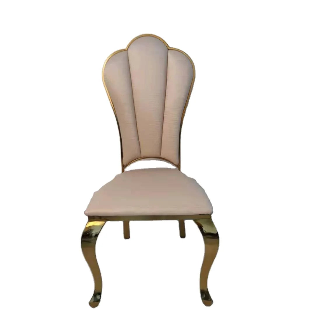 Luxury Modern Fine Dining Restaurant Design With Pink Accents Restaurant Velvet Chair Golden Stainless Steel Metal Frame Chairs