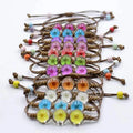 New Fashion Handmade Adjustable Pressed Resin Dried Flower Bracelet for Women Girl