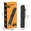 Boruit RJ13 Mini Flashlight Working Inspection Light Portable Penlight Led Maintenance Hand Torch Pocket Lamp Use