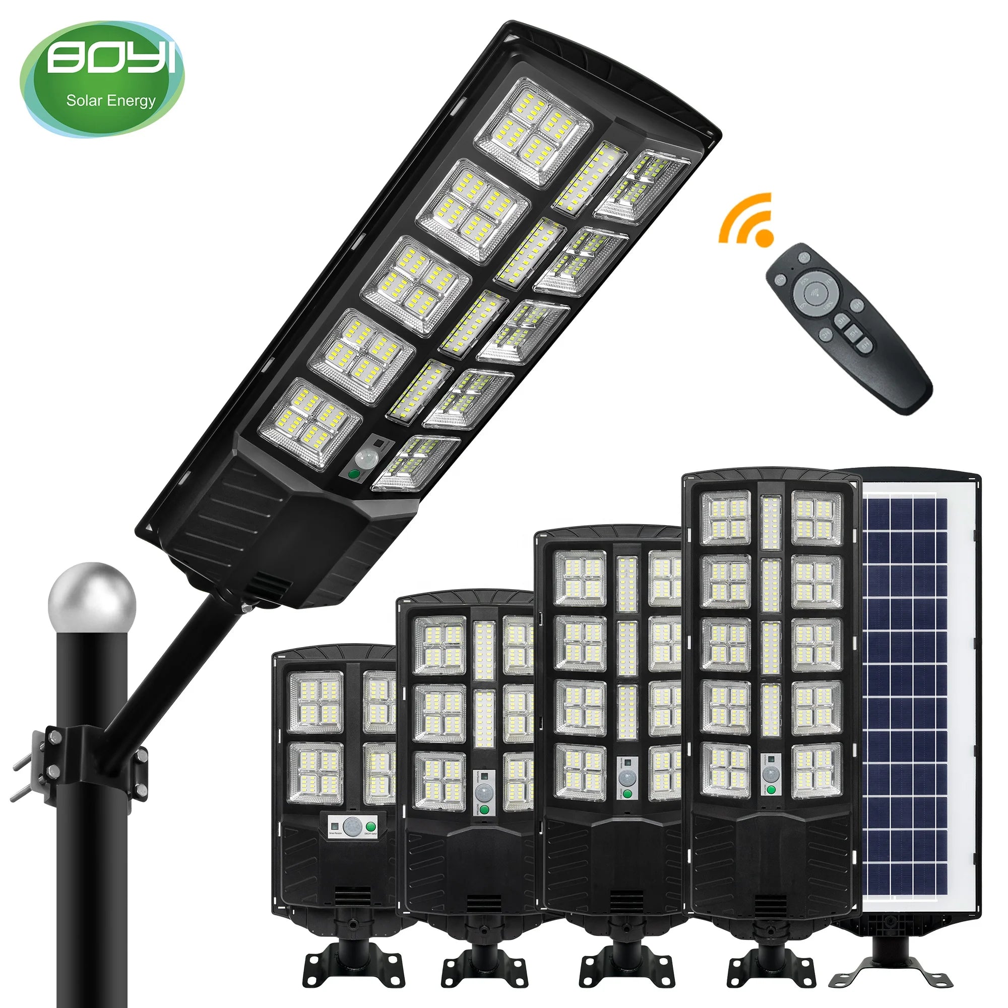 Green Energy All in One Solar Street Lights Automatic with Remote Control