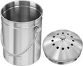1.3 Gallon Stainless Steel Kitchen Countertop Compost Bin Storage Standing Structure Waste Bin for Garbage