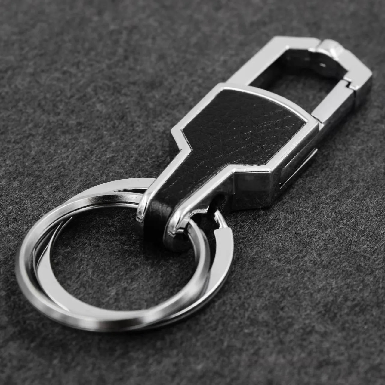 Personalized Leather Key Chain Metal Small Gift Creative Car Key Chain Key Chain Customized Lettering Wholesale