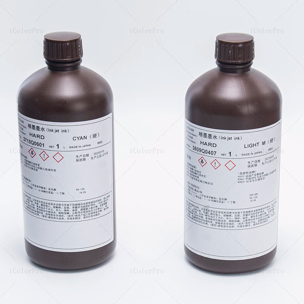 Durable TOYO Hard UV Ink for Epson DX5 DX7 XP600 Printheads Professional UV Printing