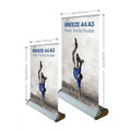 Mini A4/A3 Aluminum Roll-Up Banner Poster Display Stand for Advertising