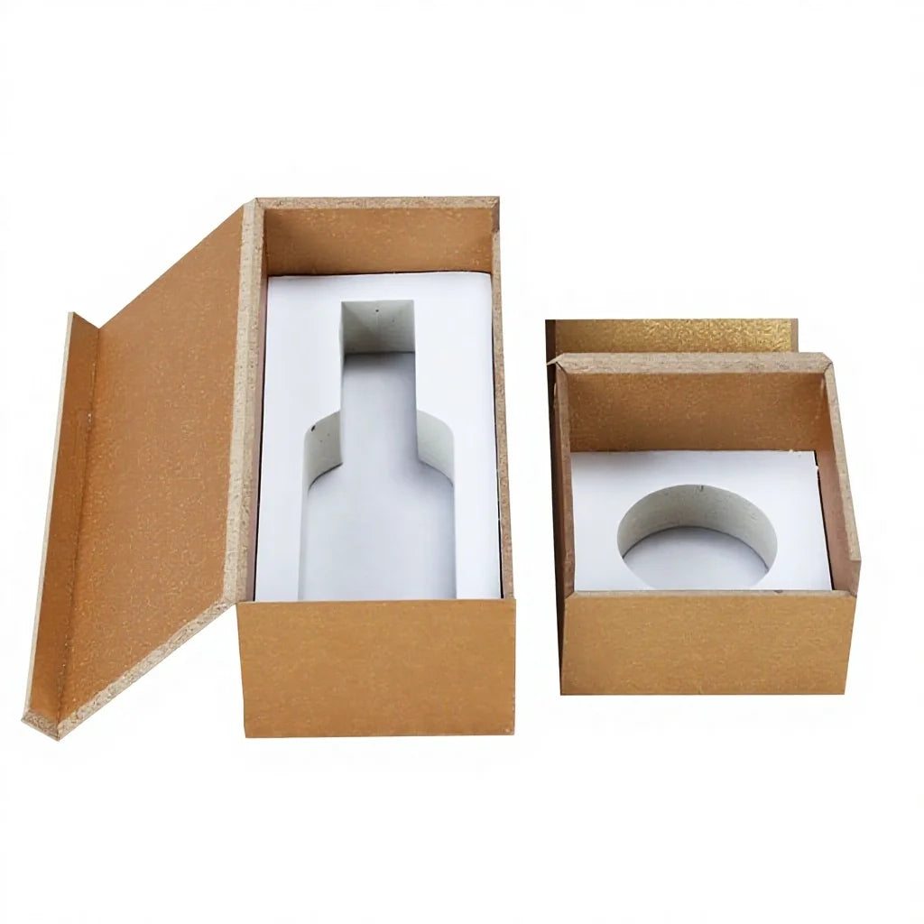 Wooden Box Cardboard 20ml 30ml 50ml 100ml Cosmetic Serum Essential Oil Bottle Packaging 50g 30g Cream Jar Empty Wood Gift Boxes