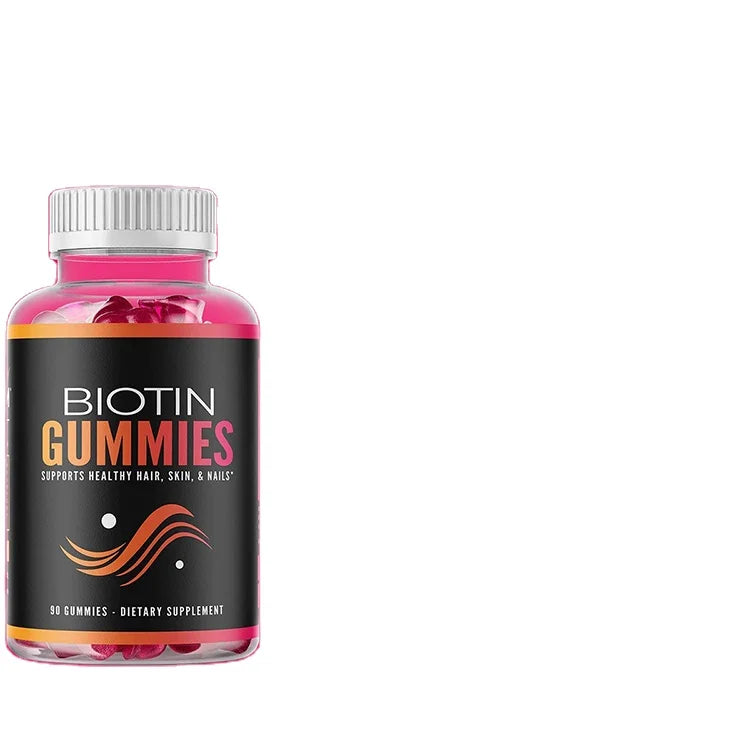 Natural Hair Skin Nail & Metabolism - Premium Pectin Private Label High Potency Tin Gummies Vitamins Tin Gummy MegaBDM