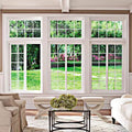 Popular UPVC/PVC Casement Windows Thermal Break Triple Glazed Swing Casement Windows