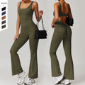 Kable Women's Sports Bodysuit Jumpsuit New Wholesale Tight Elasticity Seamless Yoga Fit Running Jumpsuit Tank Top Leggings