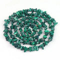 Wholesale Natural Malachite Chip Stone Beads Green Gemstone Chips Beads for Woman Bracelets Making 5 - 8mm