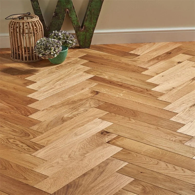 5mm Thickness Oak Spc Solid Core Click Luxury Vinyl Plank Flooring Herringbone Rigid Click Lock System SPC Vinyl Plank Floor