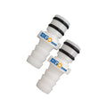 [ML0308CH] Quick Coupling 3/8 Plastic Hose Barb Non-Valved In-Line Insert Pipe Fittings and Connectors