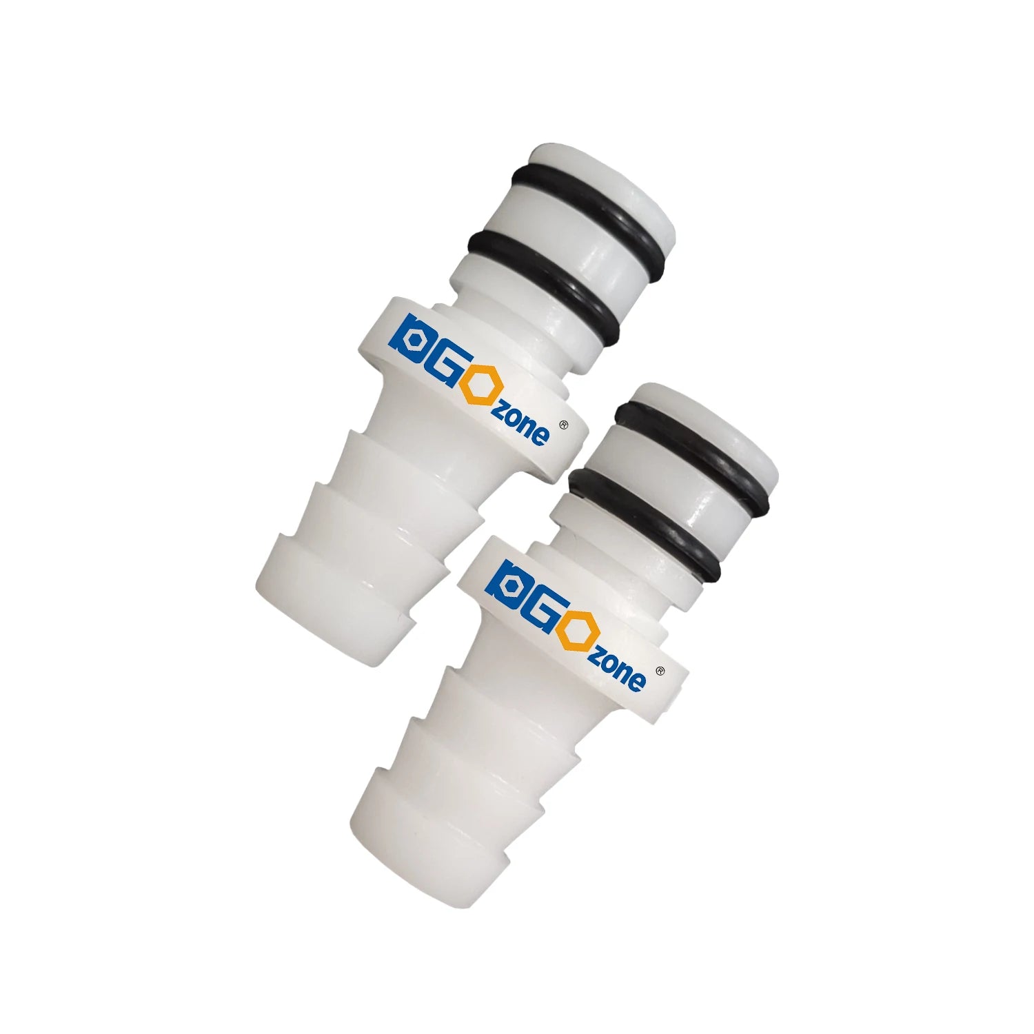 [ML0308CH] Quick Coupling 3/8 Plastic Hose Barb Non-Valved In-Line Insert Pipe Fittings and Connectors