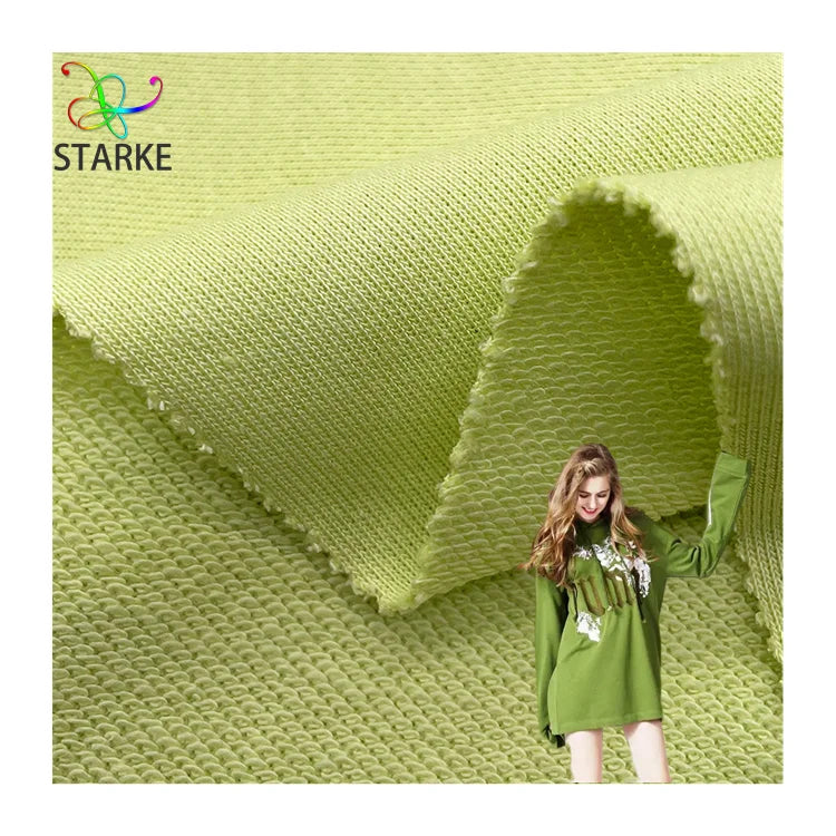 New Product 85% Cotton 15% Polyester 320 GSM French Terry Fabric Knit Fabric for Hoodie