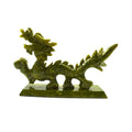Natural Jadeite  Carved Chinese Jade Dragon Craft for Decor