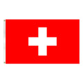 3x5FT Polyester Cheap Price Civil Ensign of Switzerland Country Flag and National Flag With Two Grommets