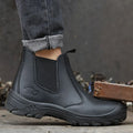 2026 Fire Resistant Rescue Firefighter Safety Shoes Flame Retardant Anti-Static Rubber Outsole for Construction Factory Use