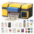 Small UV DTF Roller Sticker Printer for Any Irregularly Shaped Cup Bottle With Laminating Machine 2in1 A/B Film Transfer
