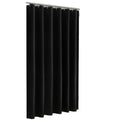Factory Price 260x200cm Black Shower Curtain Liner Thick Polyester Bath Cover Bathroom Waterproof Shower Curtains