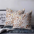 New Design  Boho Flowers Home Sofa Decor Sublimation Pillow Cover Customized Linen Cushion Cover for Home