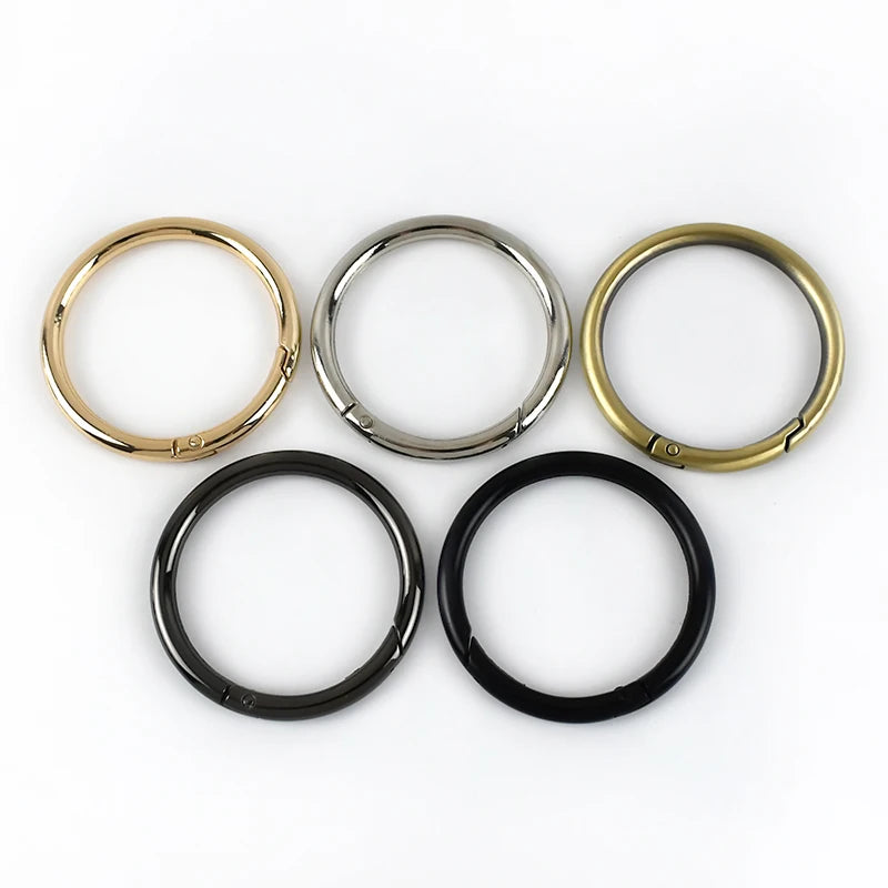 Deepeel BF244 50mm Bag Hardware Accessories Luggage Handbag Key Chain O Ring Spring Clasp Snap Buckle