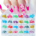 Eco-friendly Nail Decoration 5D Embossed Flower Nail Art Stickers Best Quality New Colorful Nail Art Flower
