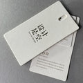 Wholesale Customize Design logo Luxury Paper Tags Hair Tag Clothing Accessories Clothing Tags