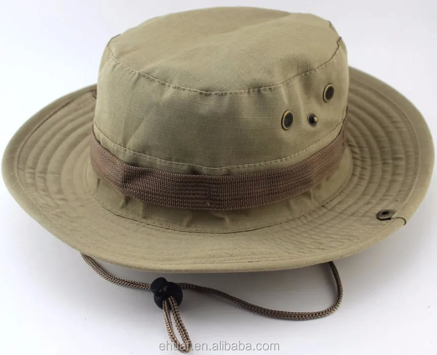 Classic Customer Cotton Ripstop Hiking Mountain Fishing Bucket Hat Bonnie Hat
