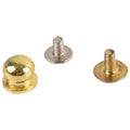 High Quality Light Gold Bags Base Rivet Belts Decorative Stud Bucket Nail Stud DIY Craft Leather Belt Bracelet Round Monk Head
