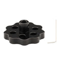 Ideaformer 3D Printer Extruder Feeding Hand Screw Wheel 1.5mm Metal New Black with Eaxis Motor for FDM Printers