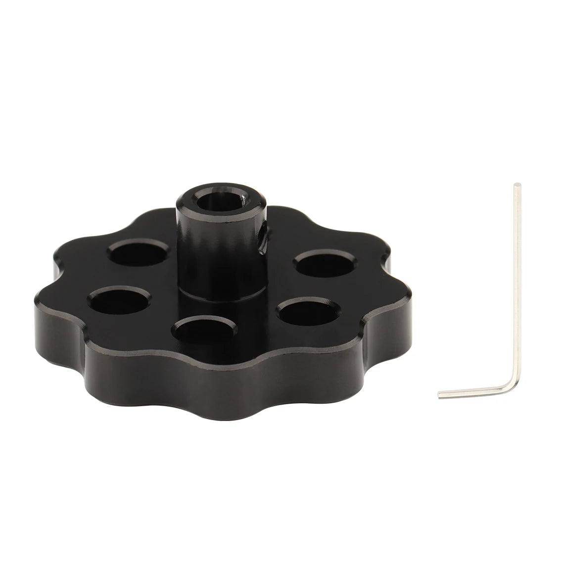 Ideaformer 3D Printer Extruder Feeding Hand Screw Wheel 1.5mm Metal New Black with Eaxis Motor for FDM Printers