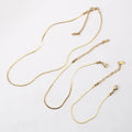 Fenny  Minimalism Versatile Statement S-shaped Necklace Trend for Women 18K Gold Plated Stainless Steel Jewelry Wholesale