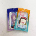 2026 Cheap Mylar Ziplock Storage Bag Flash pink Cross Foil Packaging Bag Custom Laser Small Zipper Smell Proof Bag with Window